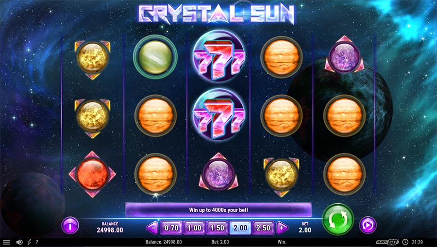crystal sun slot