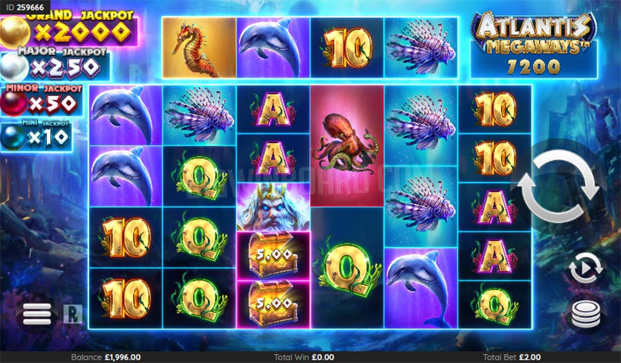 atlantis megaways