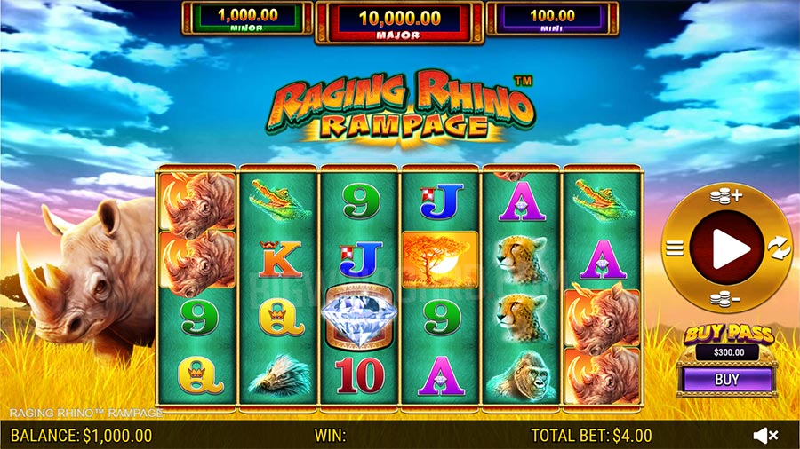 raging rhino rampage