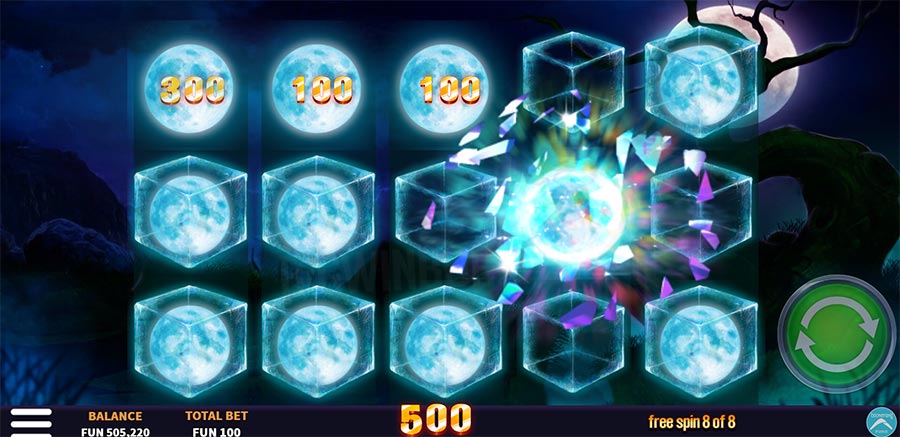 crystal wolf infinity reels slot