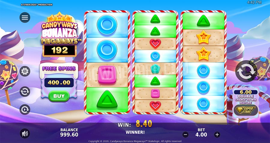 candyways bonanza megaways slot