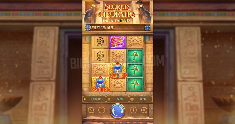 secrets of cleopatra infinity reels slot