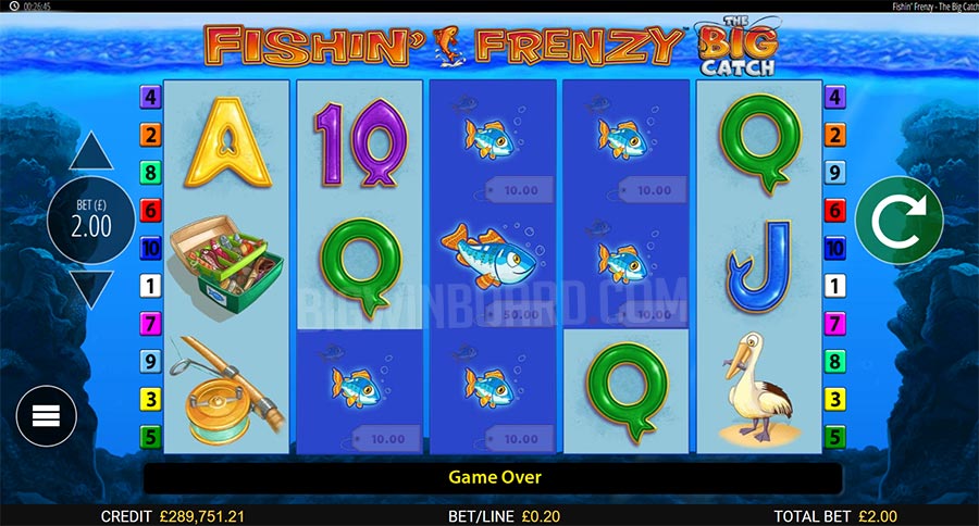 Fishin' Frenzy The Big Catch slot