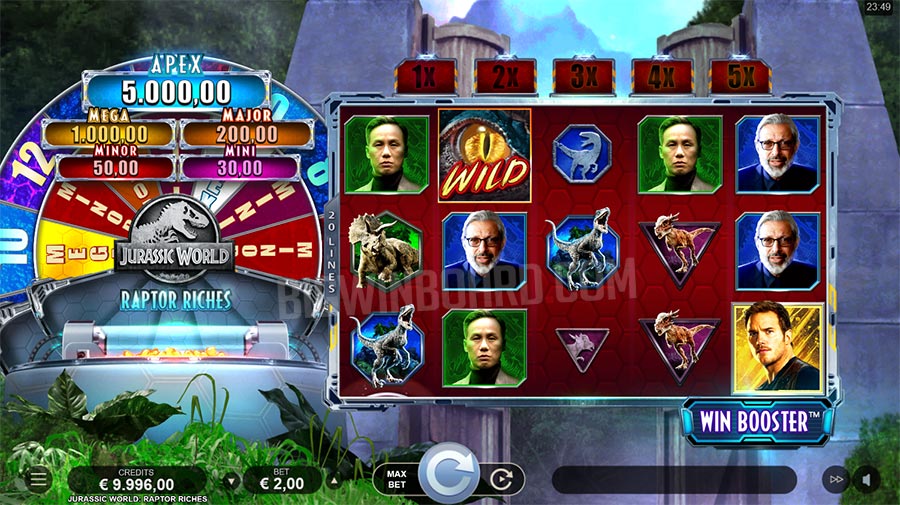 Jurassic World Raptor Riches slot