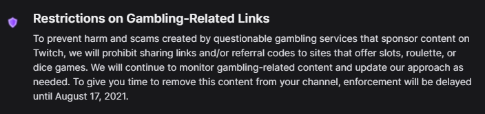 From Twitch themselves