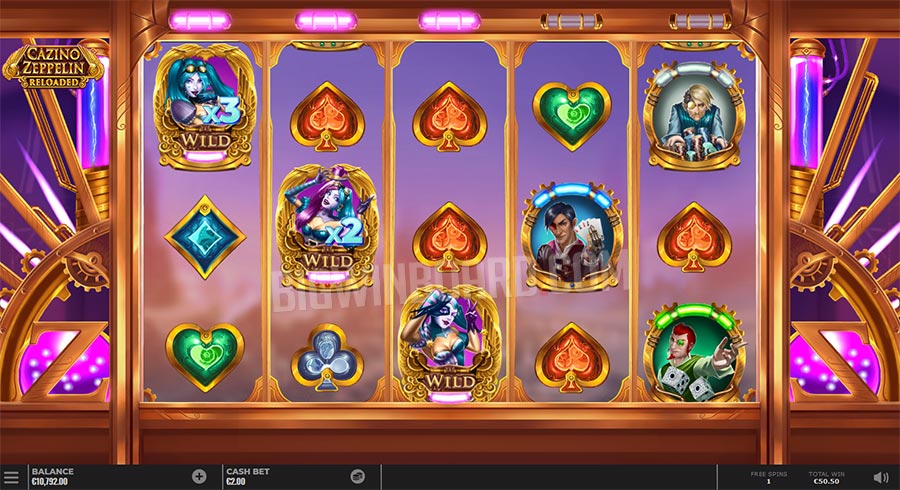 Cazino Zeppelin Reloaded slot
