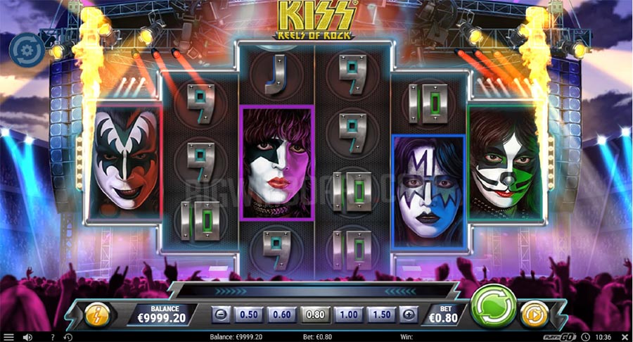 kiss reels of rock slot