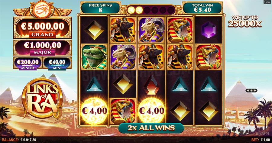 links of ra slot