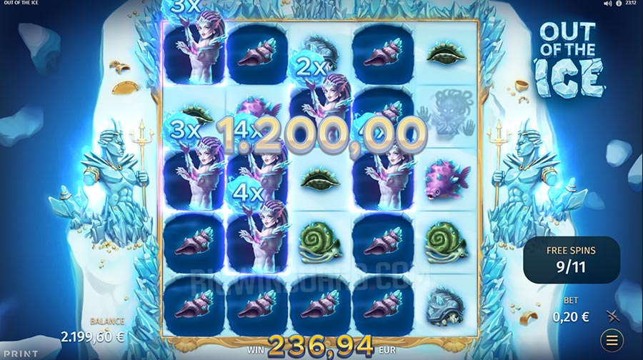 out of the ice slot