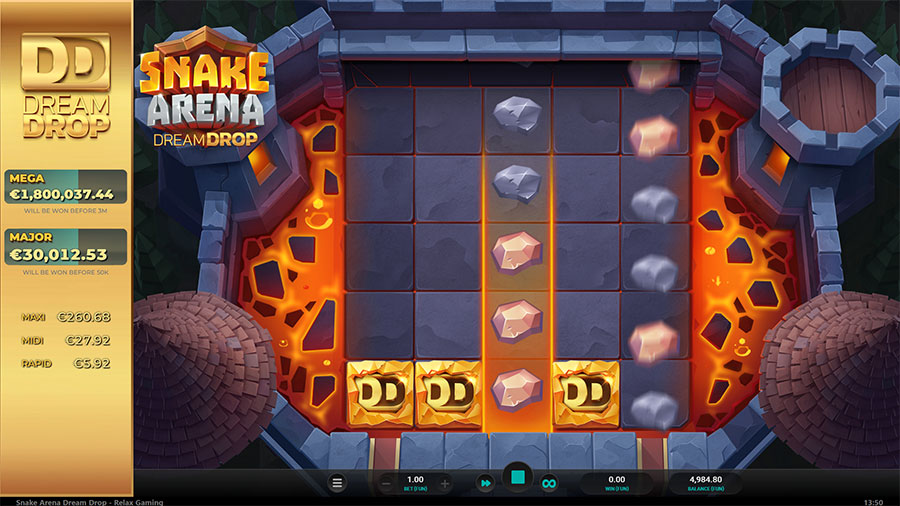snake arean dream drop slot