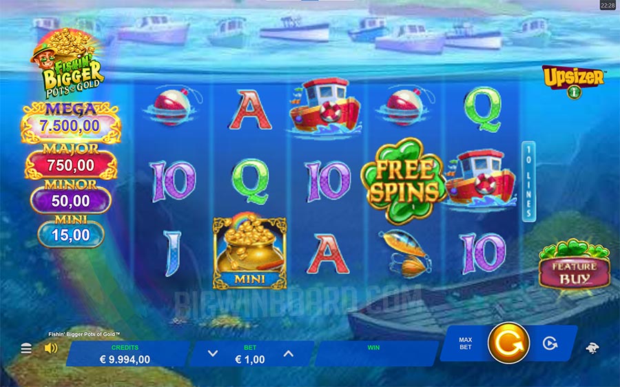 Fishin' BIGGER Pots Of Gold slot