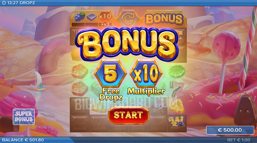 Dropz slot