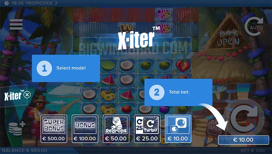 Tropicool 2 slot