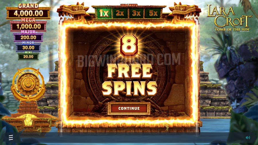 Lara Croft Tomb of the Sun slot