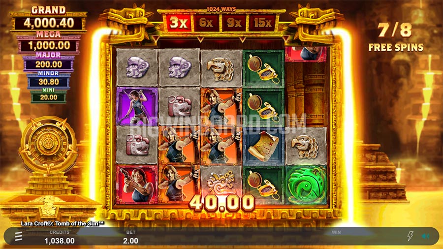 Lara Croft Tomb of the Sun slot