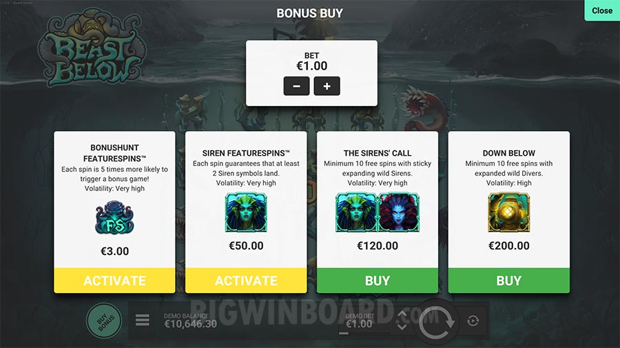 Beast Below slot