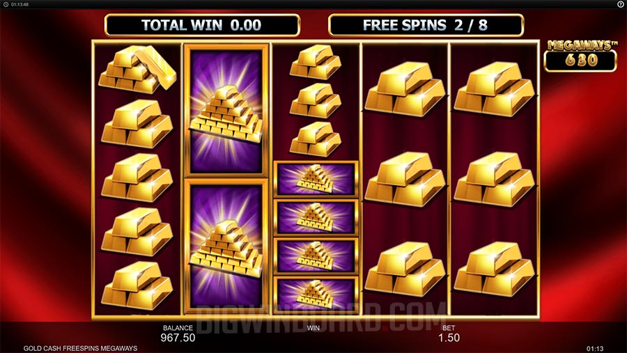 Gold Cash Free Spins Megaways slot