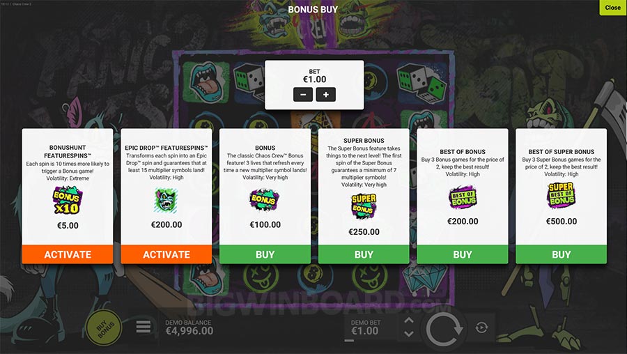 Chaos Crew 2 slot