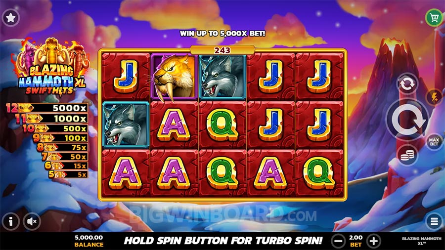 Blazing Mammoth XL slot