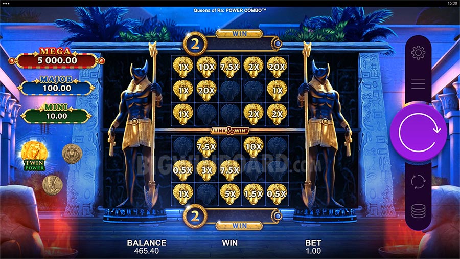 Queens of Ra POWER COMBO slot