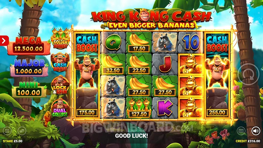King Kong Cash Even Bigger Bananas slot