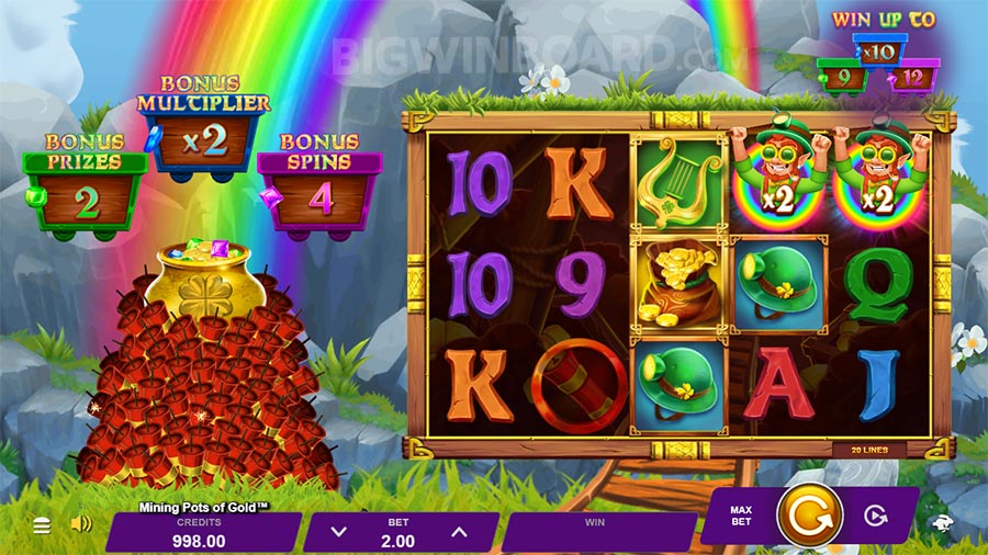 Mining Pots of Gold slot