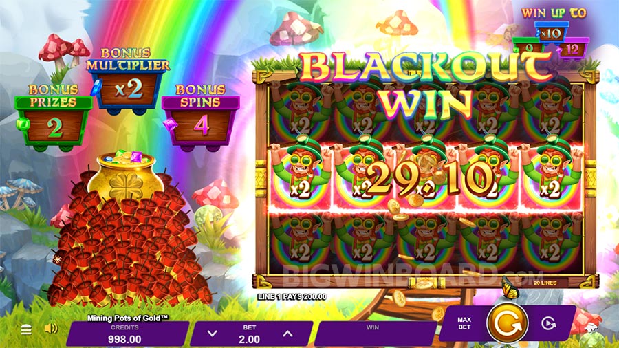 Mining Pots of Gold slot