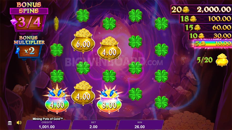 Mining Pots of Gold slot