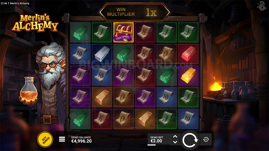Merlins Alchemy slot