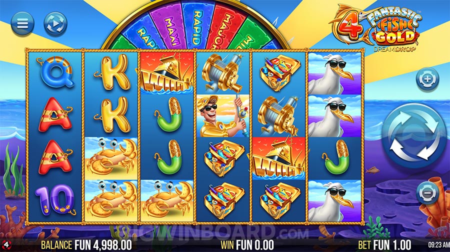4 Fantastic Fish Gold Dream Drop slot
