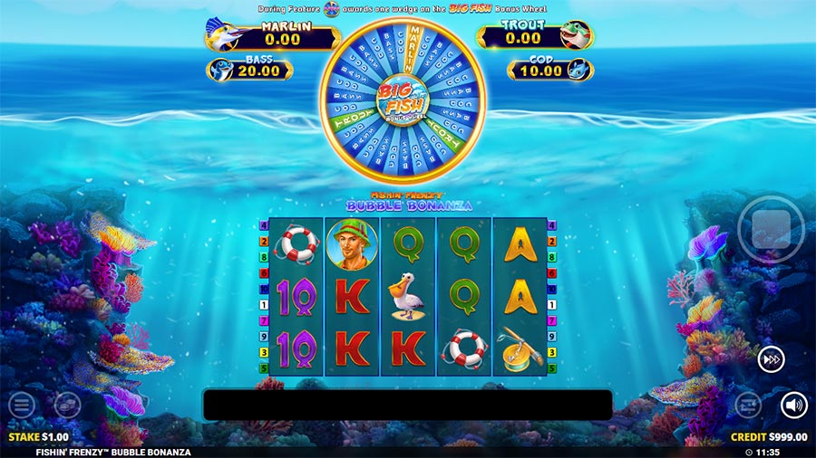 Fishin' Frenzy Bubble Bonanza slot