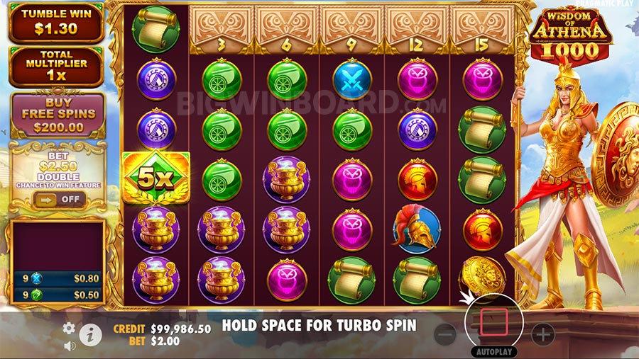 Wisdom of Athena 1000 slot