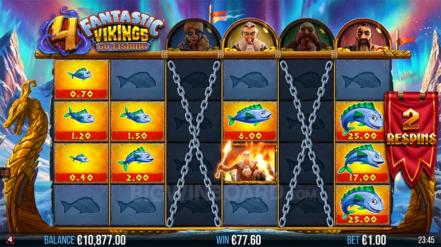 4 Fantastic Vikings Go Fishing slot
