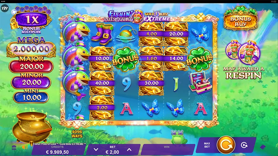 Fishin' Pots of Gold Gold Blitz EXTREME slot