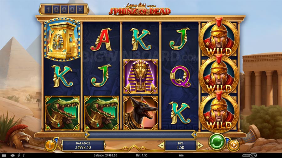 Legion Gold and the Sphinx of Dead slot