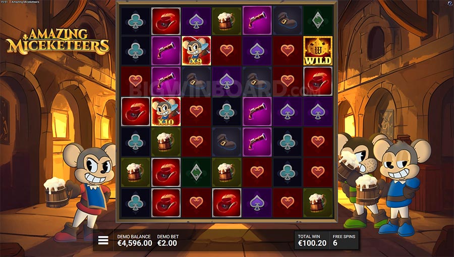 Amazing Miceketeers slot
