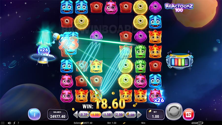 Reactoonz 100 slot