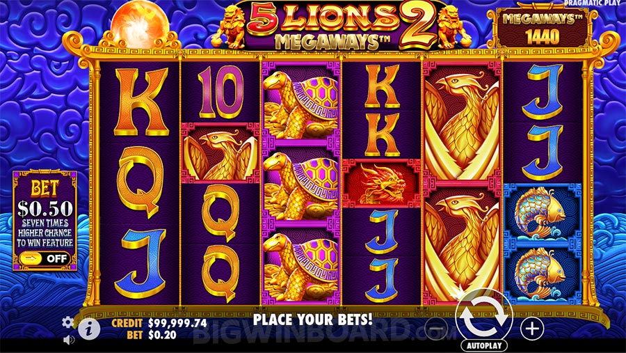 5 Lions Megaways 2 slot