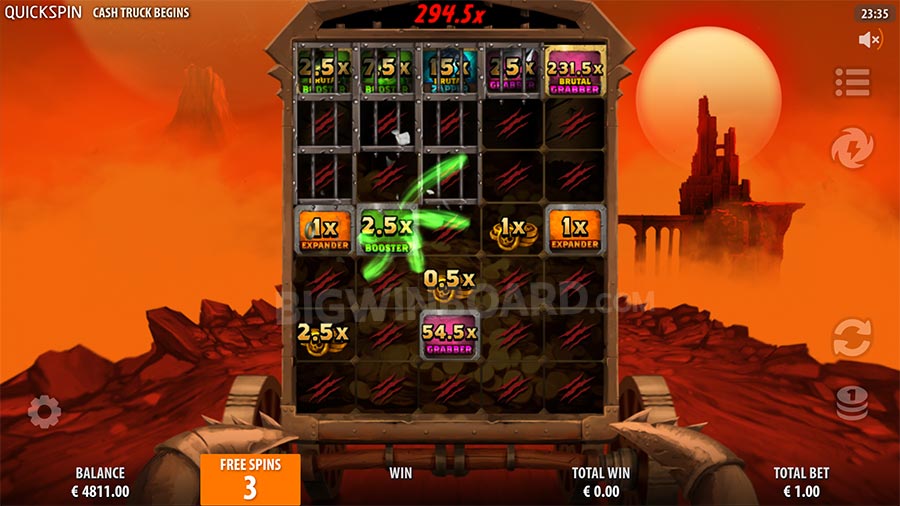 Cash Truck Begins slot