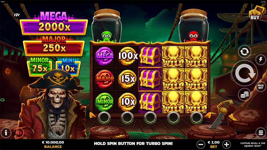 Captain Skull & the Squidly Seas slot