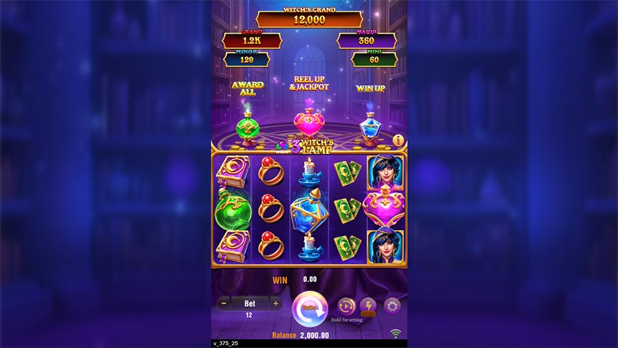 3 Witch's Lamp slot