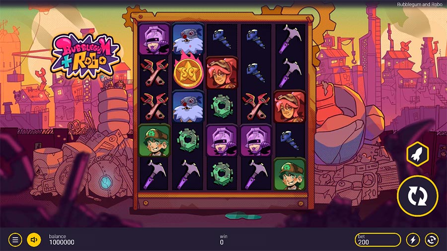 Bubblegum and Robo slot
