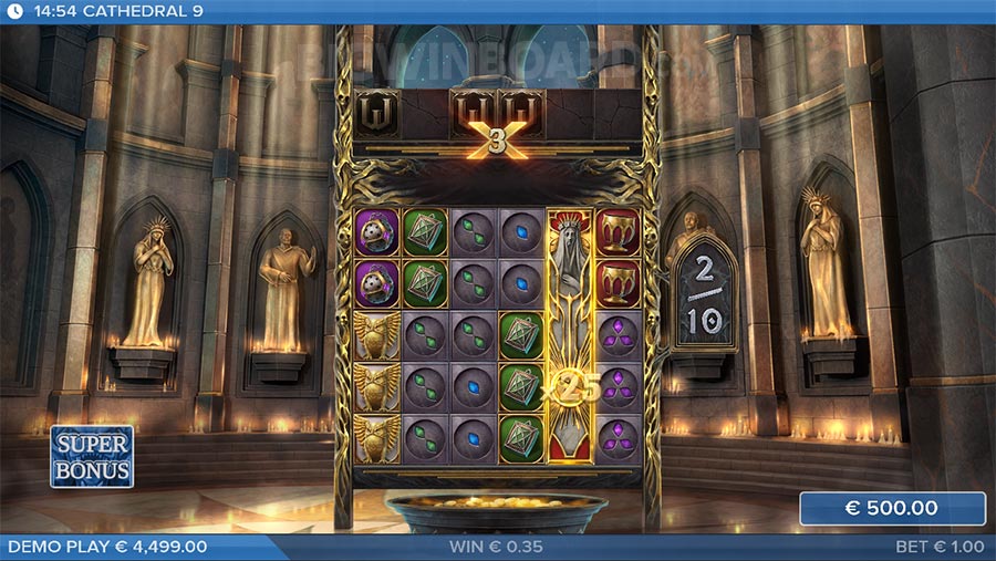 Cathedral 9 slot