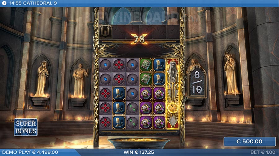Cathedral 9 slot