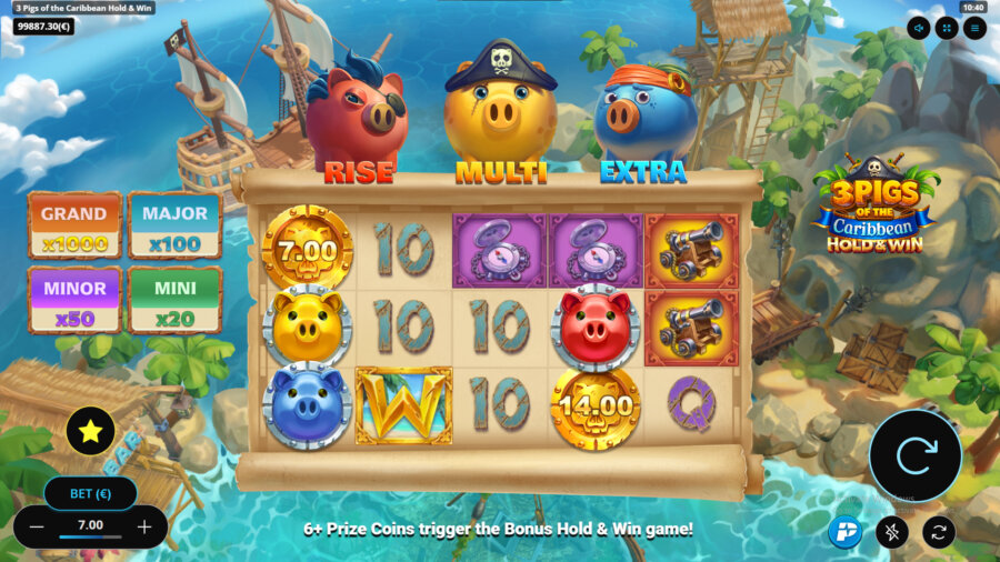 3 Pigs of the Caribbean slot