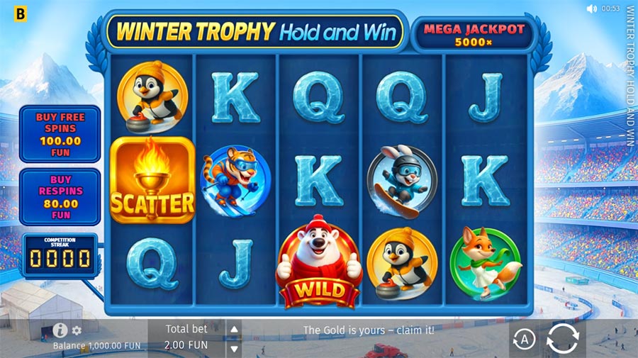 Winter Trophy Hold and Win slot