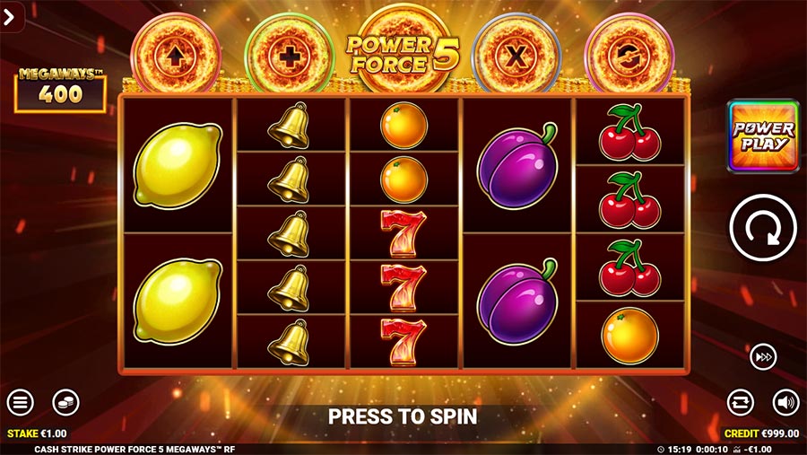 Cash Strike Power Force 5 Megaways slot