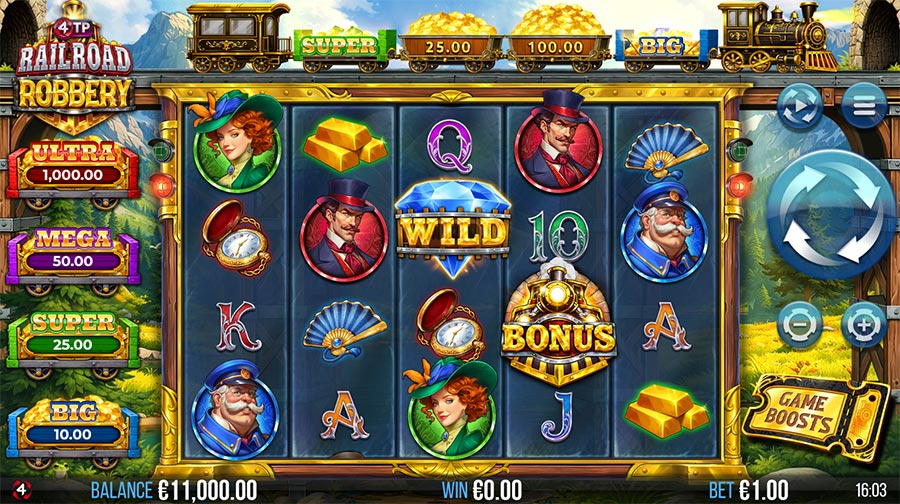 4TP Railroad Robbery slot