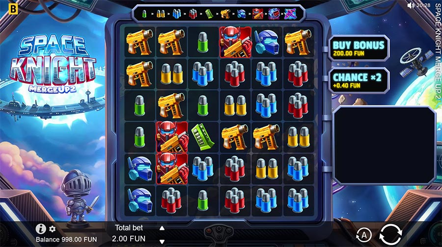 Space Knight Merge Up 2 slot